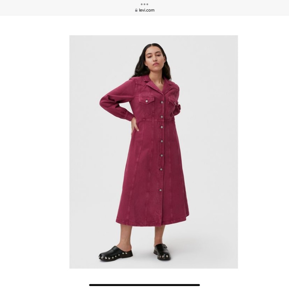 Ganni x Levi’s Lapel Western Dress
